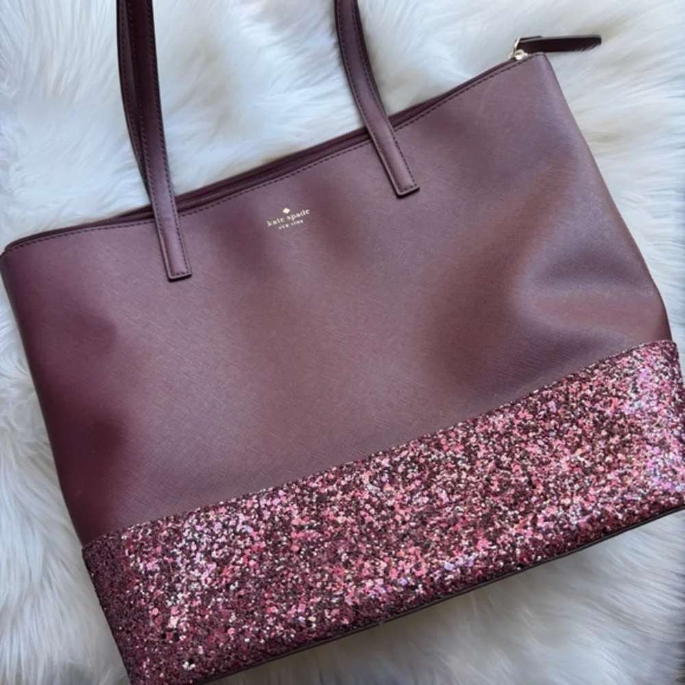 Kate Spade -‎ Glitter Detail Tote Purse